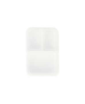 Pastillero con tres compartimentos.