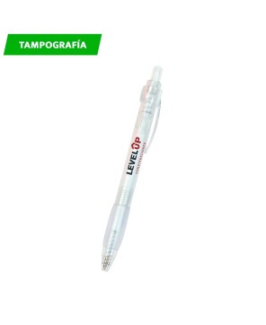 Bolígrafo de plástico Argos.