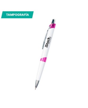 Bolígrafo de plástico Jersey.