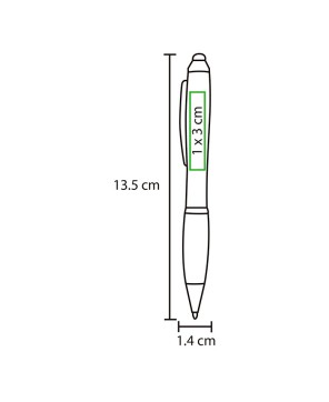 Bolígrafo de plástico Lanús.
