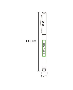 Bolígrafo metálico multifunciones Lister.