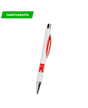 Bolígrafo de plástico Ginebra.