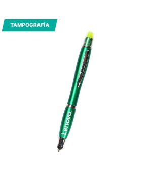 Bolígrafo de plástico Luki.