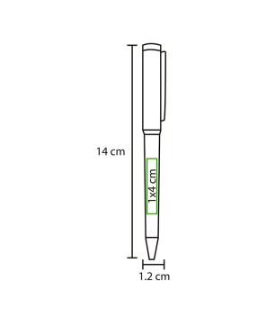 Bolígrafo twist tipo barrel Khalis.