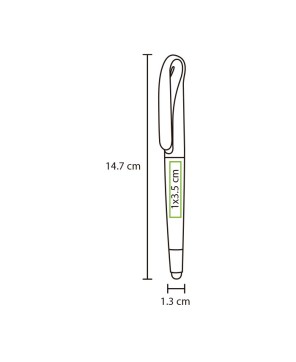 Bolígrafo de plástico Lecco.