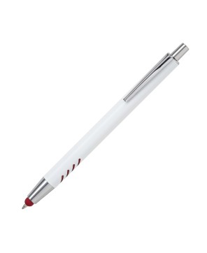 Bolígrafo de aluminio blanco Forli.