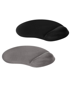 Mouse pad con soporte de silicón.