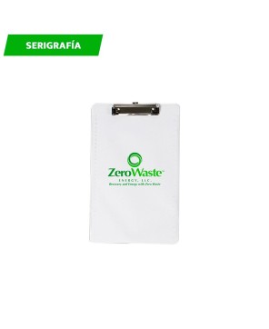 Tabla de plástico para documentos.