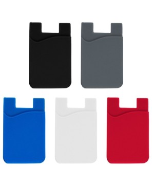 Porta tarjetas para celular.