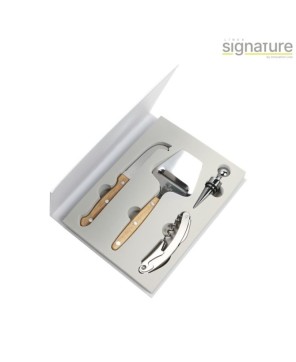 Set de quesos y vinos.