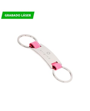 Llavero metálico.