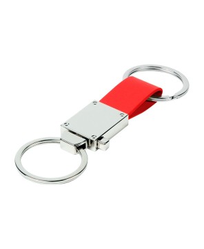 Llavero en aleación de zinc Detroit.