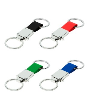 Llavero en aleación de zinc Detroit.