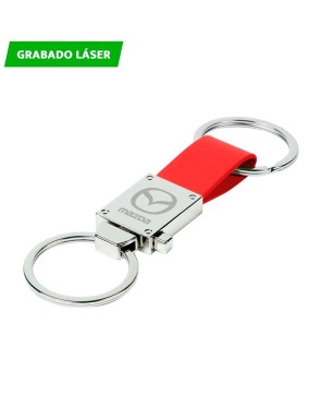 Llavero en aleación de zinc Detroit.