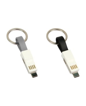 Llavero con cable para carga Manali.
