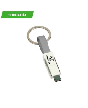 Llavero con cable para carga Manali.