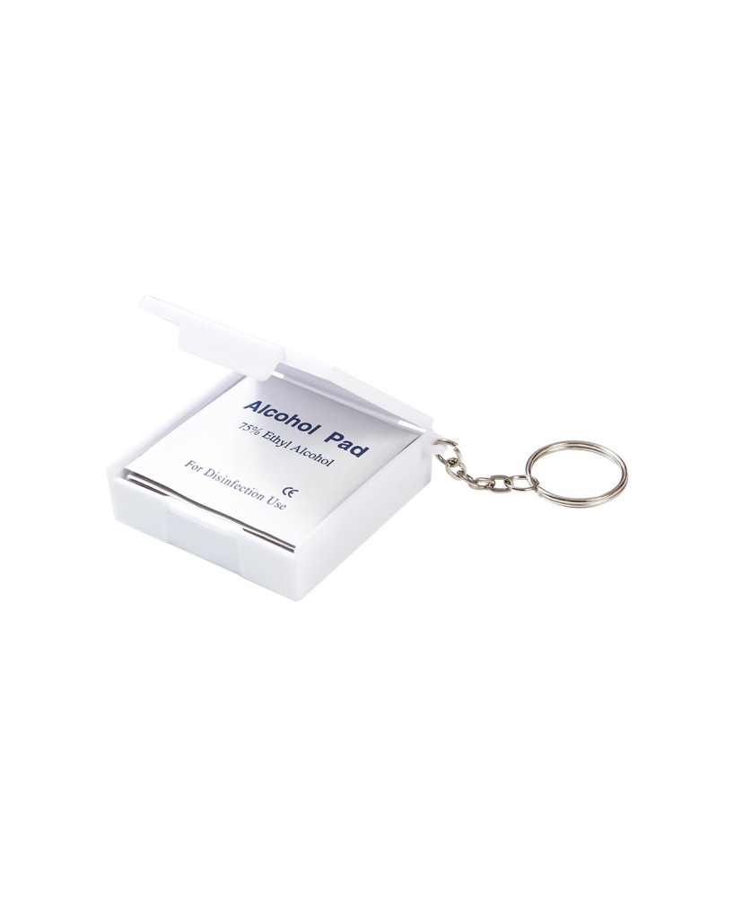 Llavero contenedor con 10 pads.