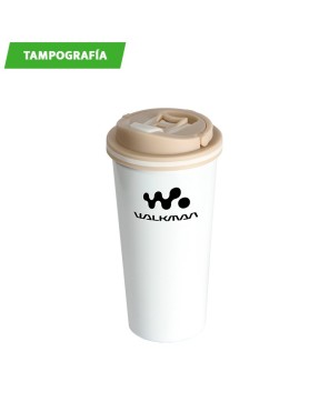 Vaso de aluminio.