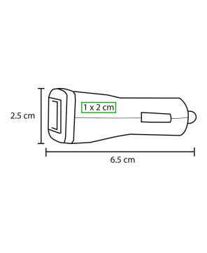 Cargador de auto Visby.