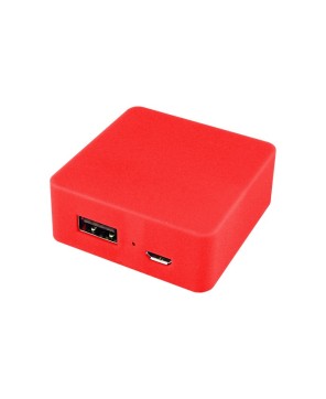 Power bank cuadrado de 2400 mAh.