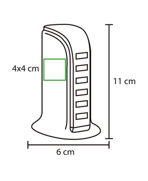 Multiconector de escritorio.