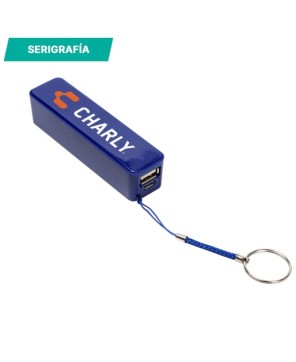 Cargador portátil de 2,200 mAh.